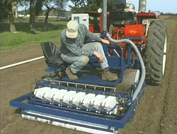 The Silver Mountain Seeder/Planter provides consistent row width and depth for planting Christmas trees and other seeds and plants.  